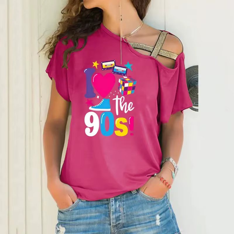 T-shirt femme rétro 90 dessin animé