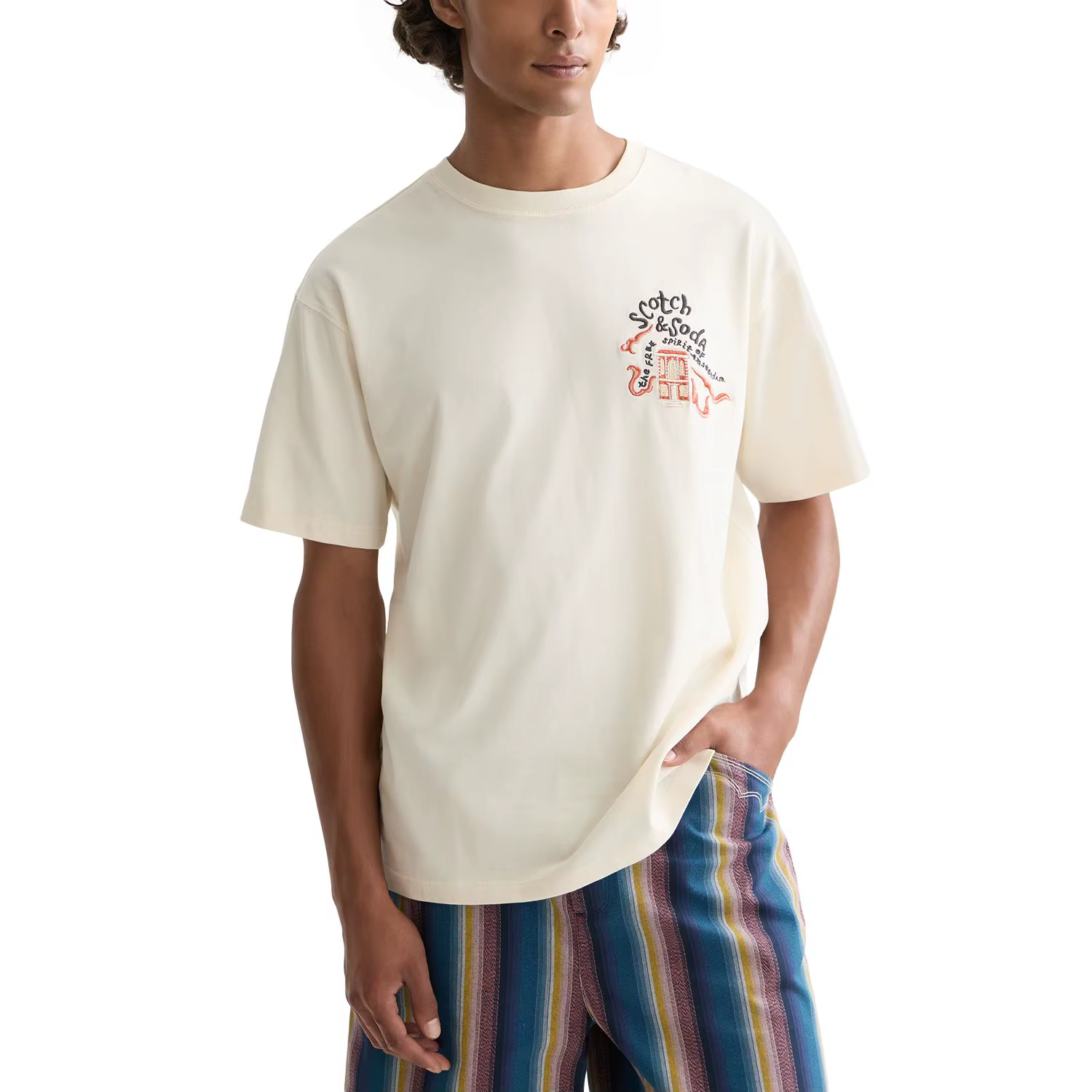 Scotch & Soda T-shirt à manches courtes pour le 40e anniversaire