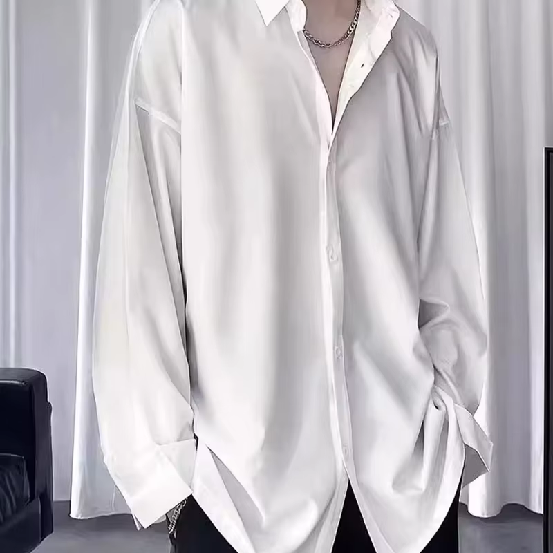 Chemise noire pour hommes