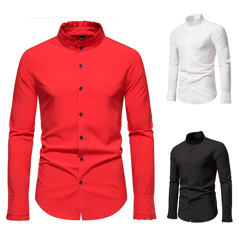 Chemises à manches longues pour hommes