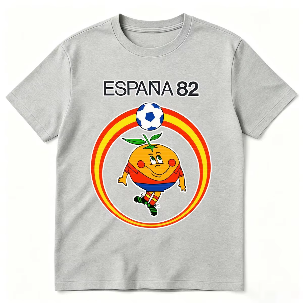 T-shirt à manches courtes et col rond pour hommes et femmes