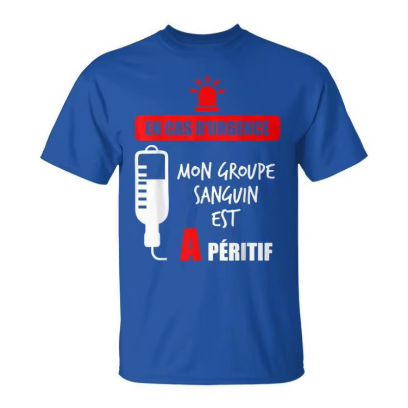 T-shirt humoristique en coton pour hommes et femmes