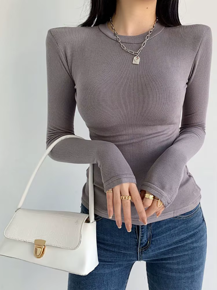 T-shirt à manches amincissantes pour femmes