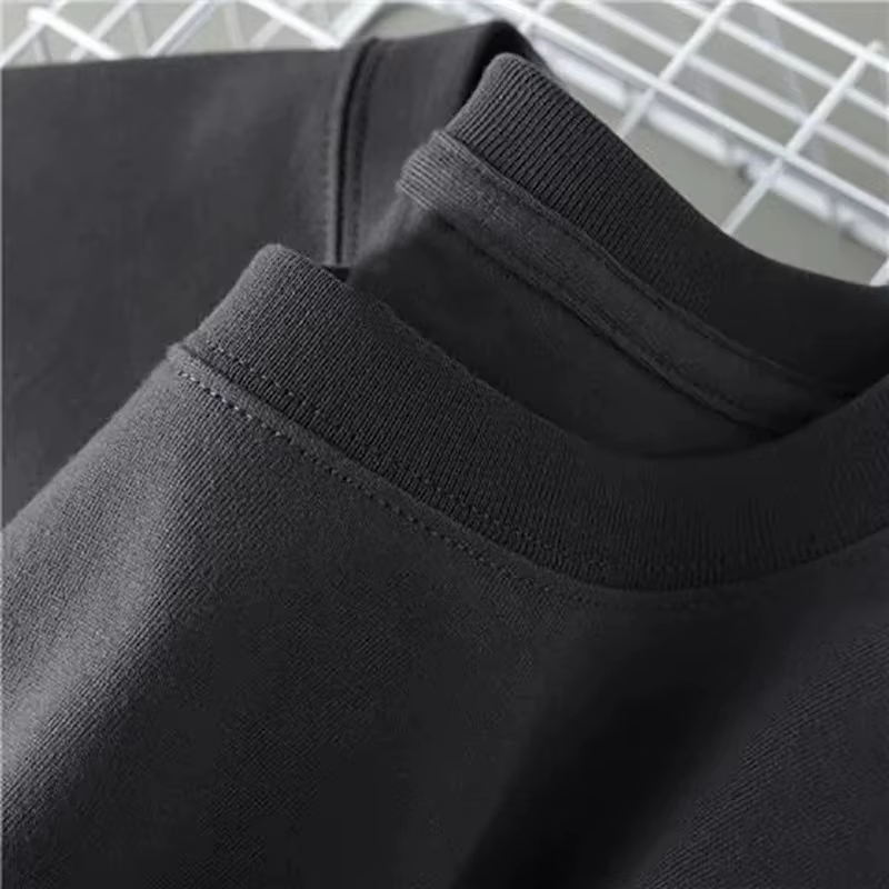 T-shirt pour homme à col rond 100% coton respirant