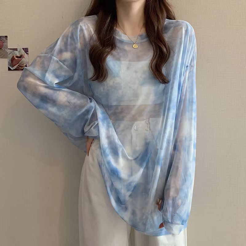 T-shirt ample en maille pour femmes