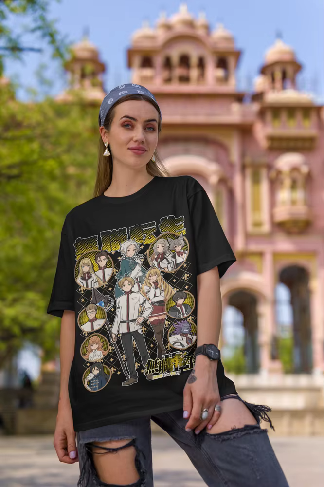 Mushoku Tensei T-Shirt Migurida réincarnation sans emploi Anime cadeau chemise toutes tailles