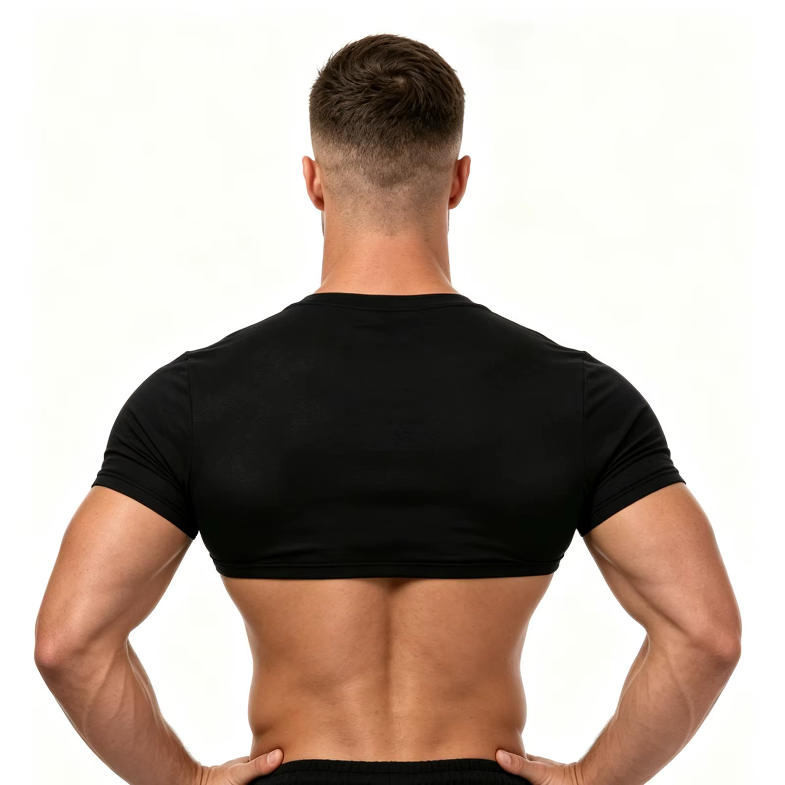 T-shirt court à manches courtes pour homme, col rond sexy, imprimé Y2K Yes Daddy, vêtements d'été pour homme, hauts de fête
