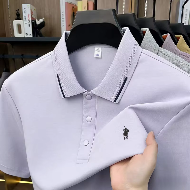 Polo brodé Paul pour homme