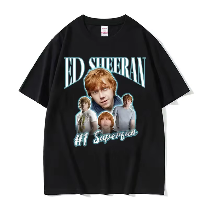 T-shirt drôle Ed Sheeran Number One Superfan Meme pour hommes