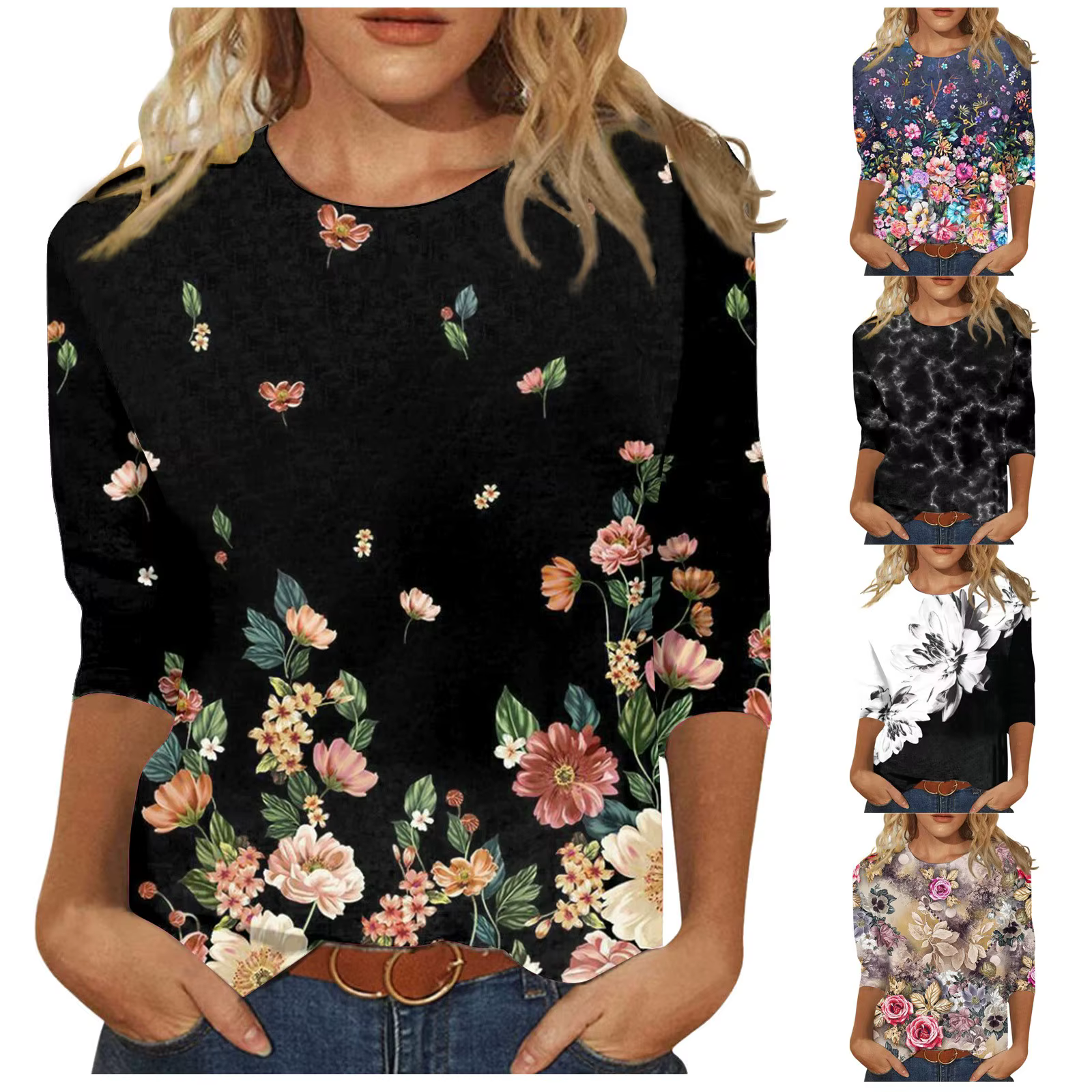 T-shirt à manches longues pour femmes