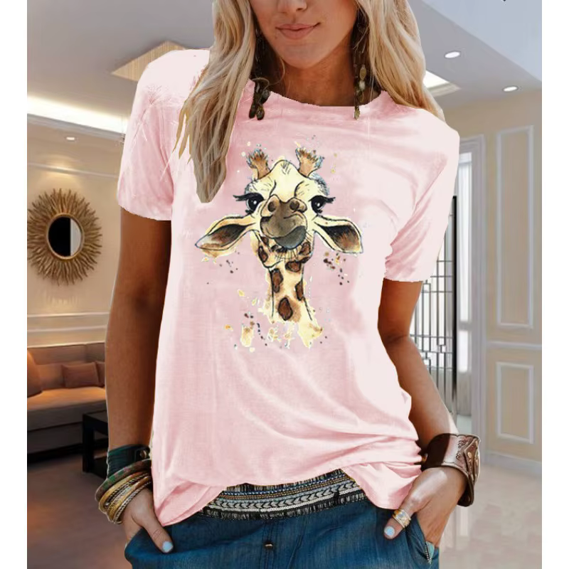 T-shirt à manches courtes pour femmes