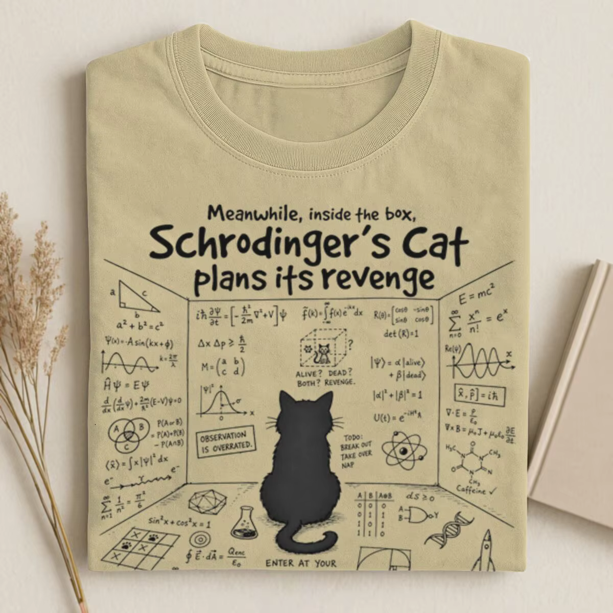 T-shirts Schrodinger’s Cat Plans pour femmes et hommes