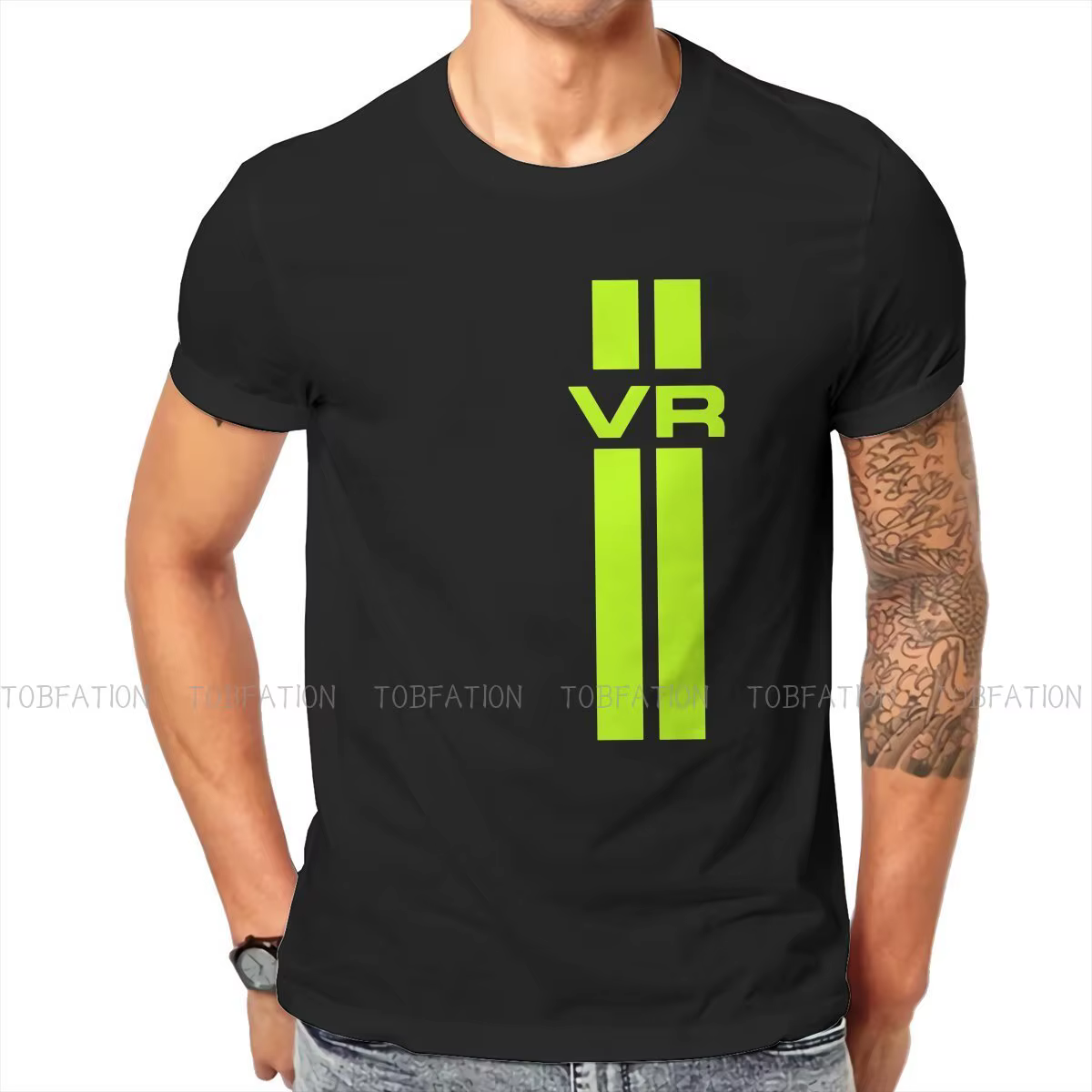 Moto GP Rossi VR t-shirt classique graphique adolescent été ample coton hommes t-shirts Harajuku col rond t-shirt