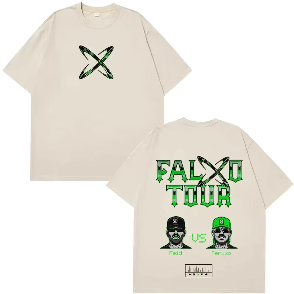 T-shirts imprimés Rapper Feid Ferxxo Tour 2026 pour hommes et femmes