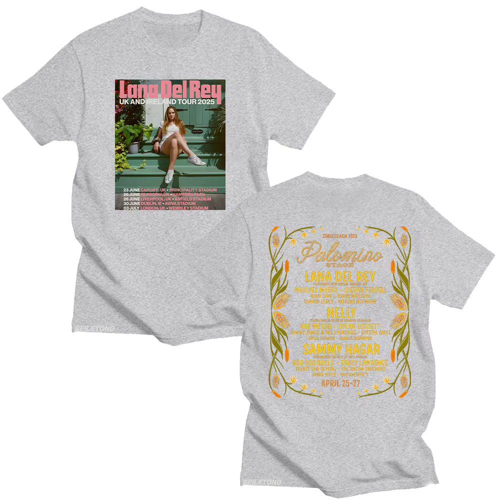 Lana Del Rey TOUR 2025 T-shirts
