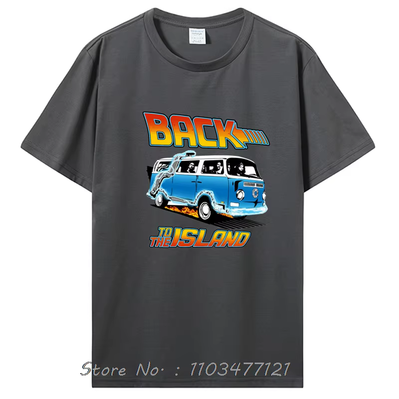 Retour vers l'île Spoof T-Shirt classique vêtements pour hommes