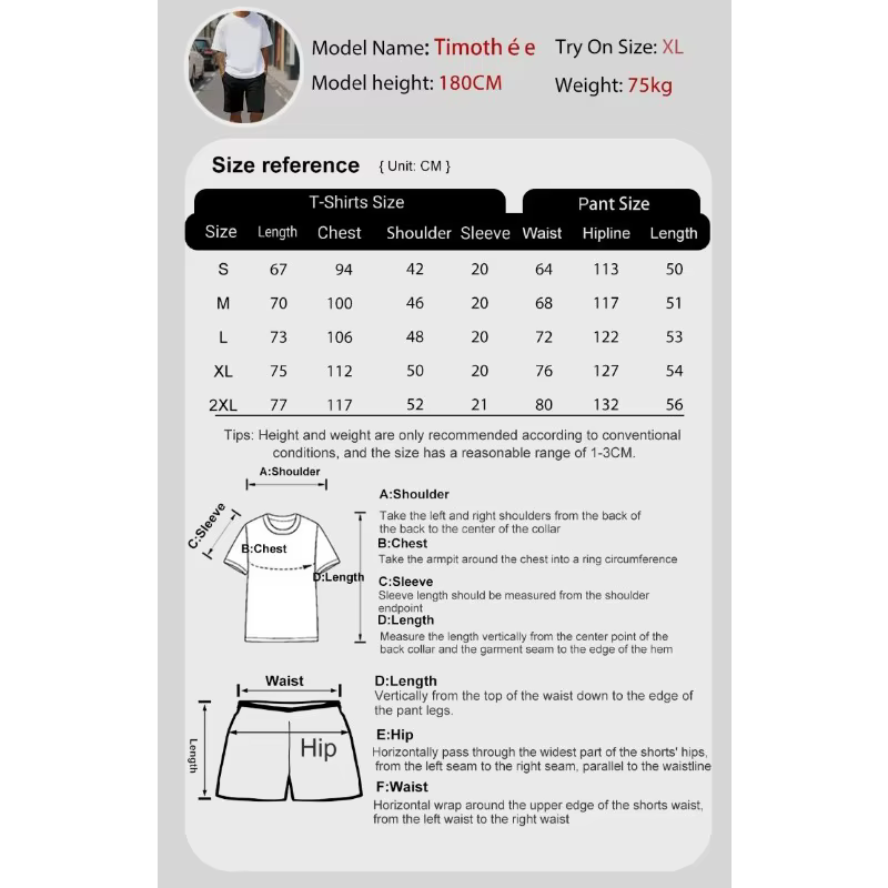 Ensemble t-shirt et short de course à séchage rapide pour homme