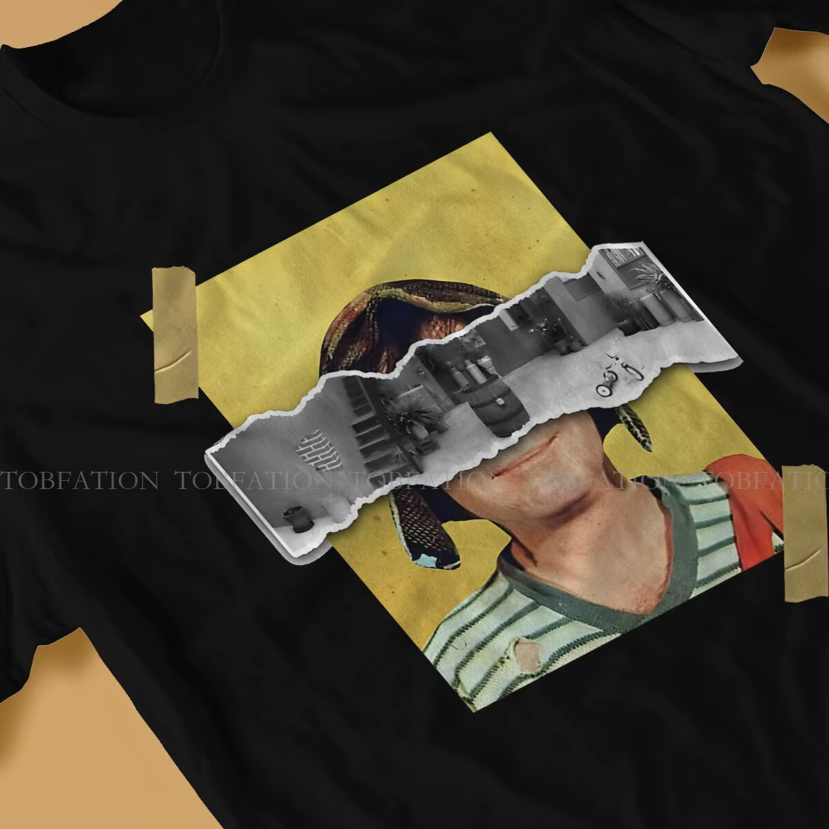 T-shirt manches courtes homme 100% coton