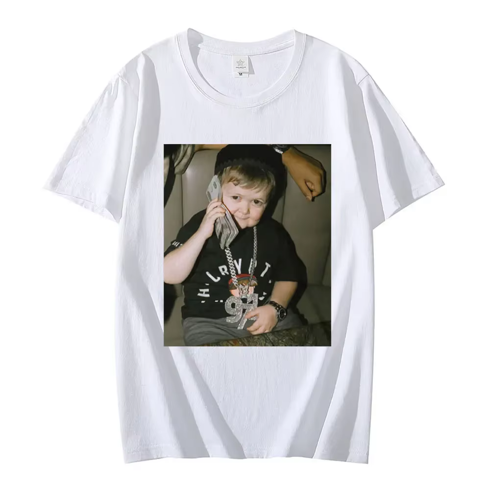 Hasbulla combat T-shirt Mini Khabib blogueur graphique T-shirts hommes femmes haute qualité surdimensionné