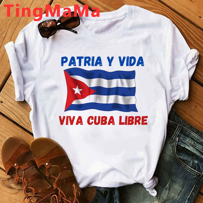 Cuba t-shirt hommes Che Guevara hauts T-shirts dessin animé
