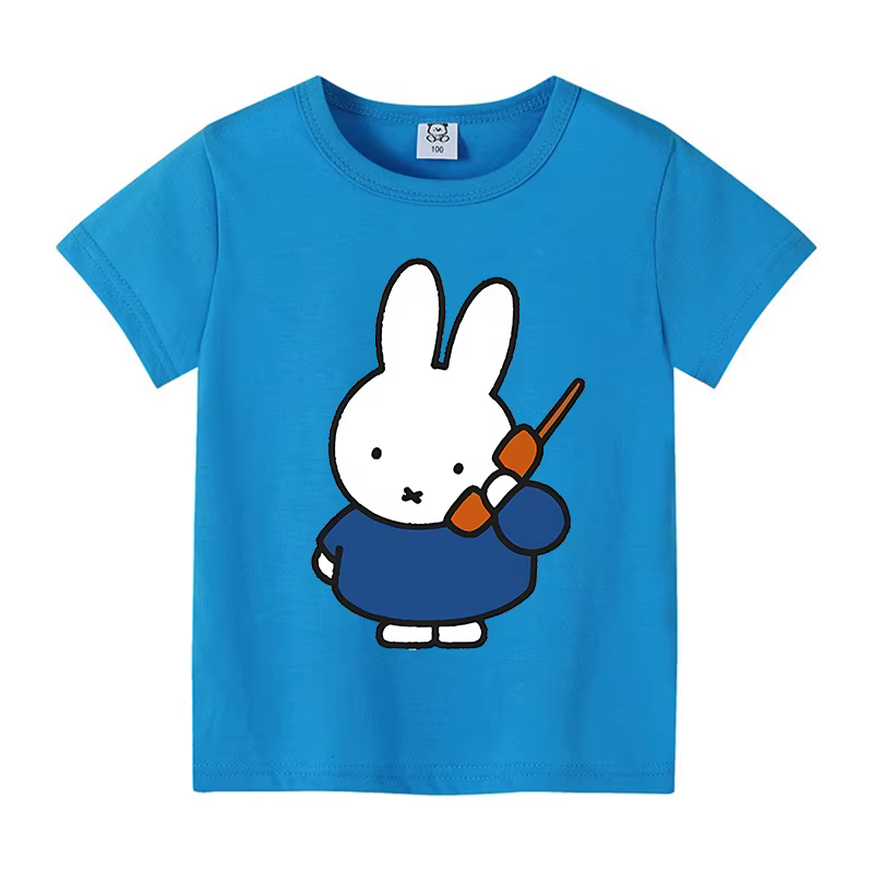 Miffy – T-shirt à col rond pour enfants