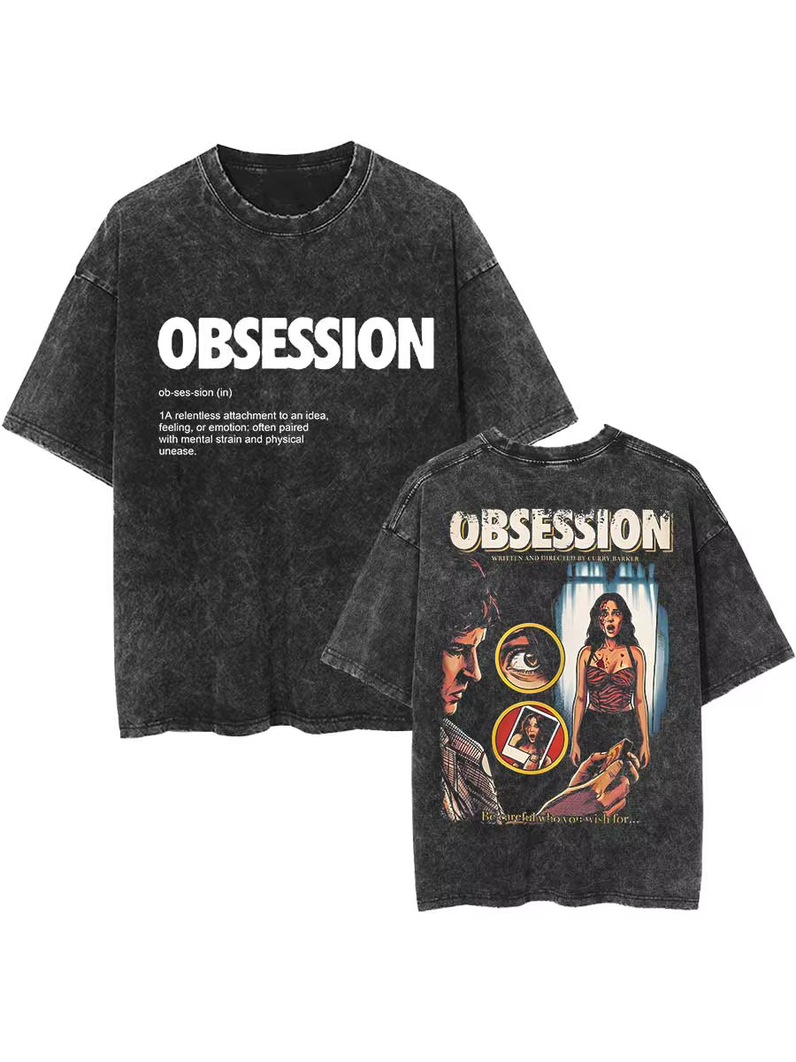 T-shirt surdimensionné Obsession Horror Movie