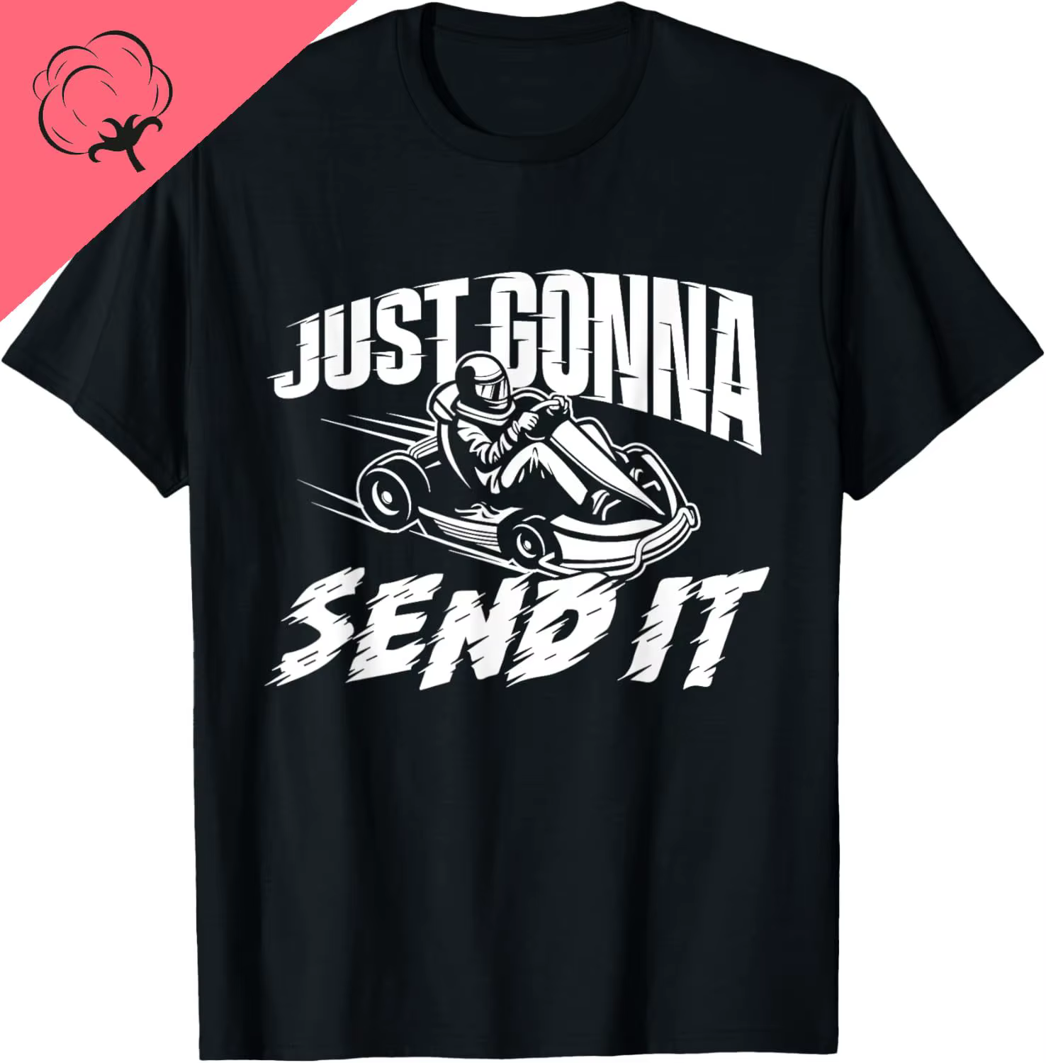 T-shirt Go Karting Heartbeat