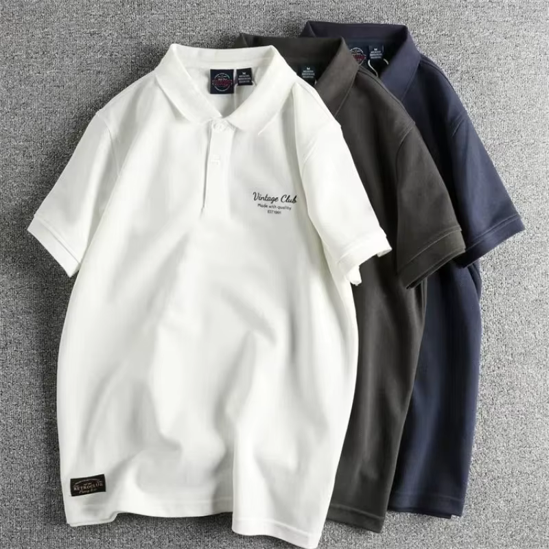 Polo à manches courtes pour hommes