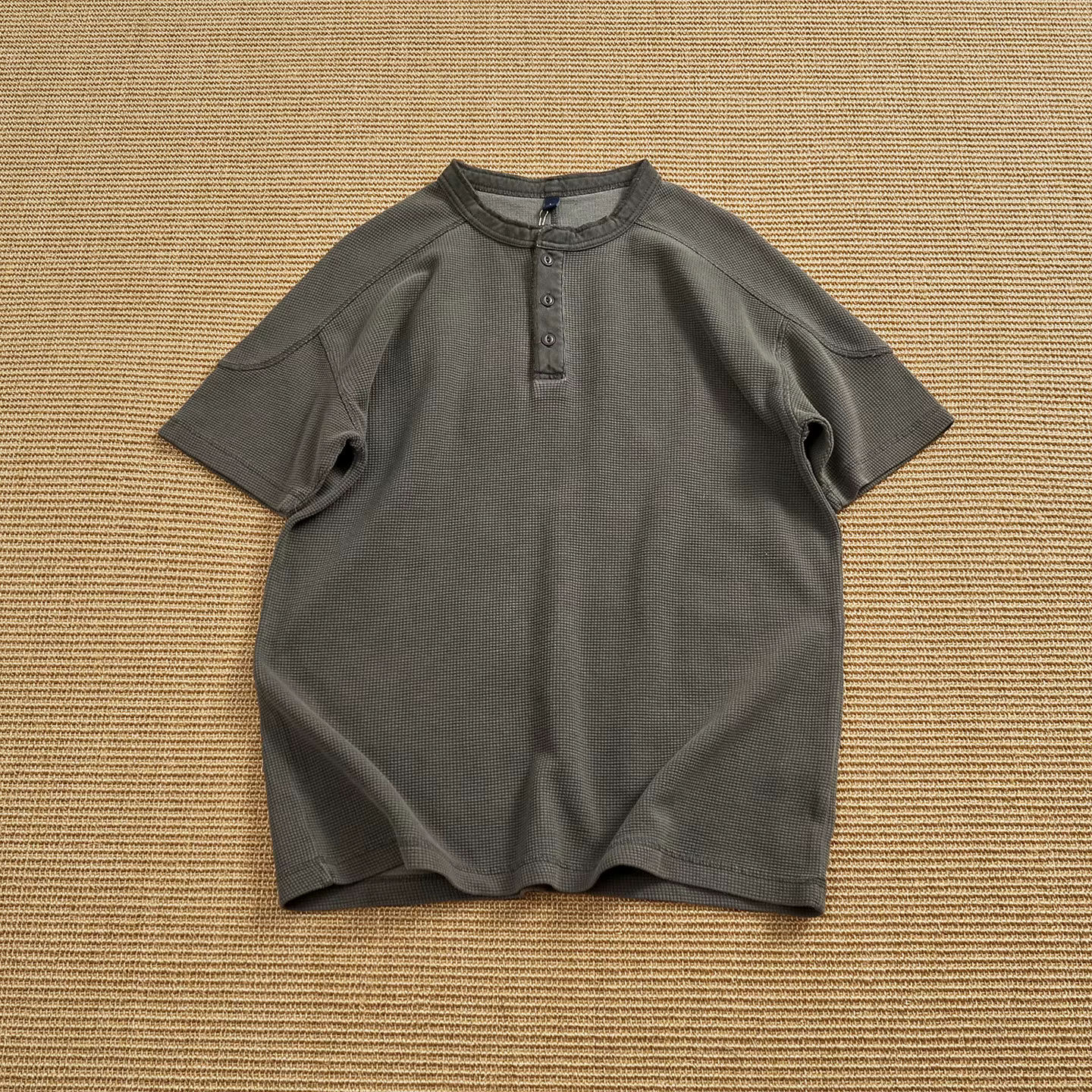 T-shirt Henley épais pour homme