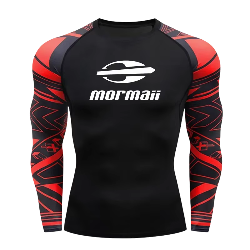 T-shirt de compression à manches longues pour homme