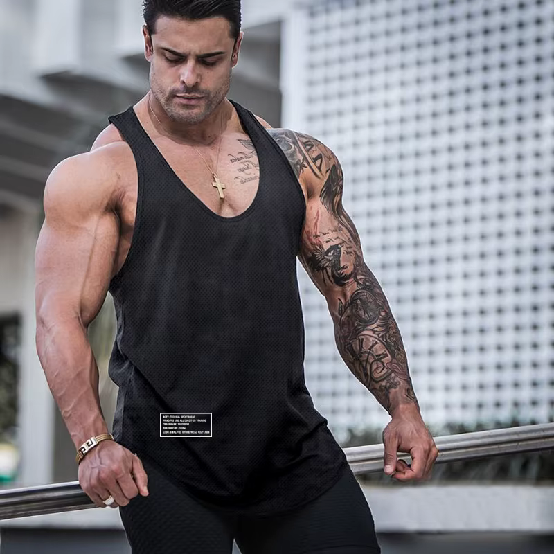 Débardeur de Fitness d'été à séchage rapide pour hommes