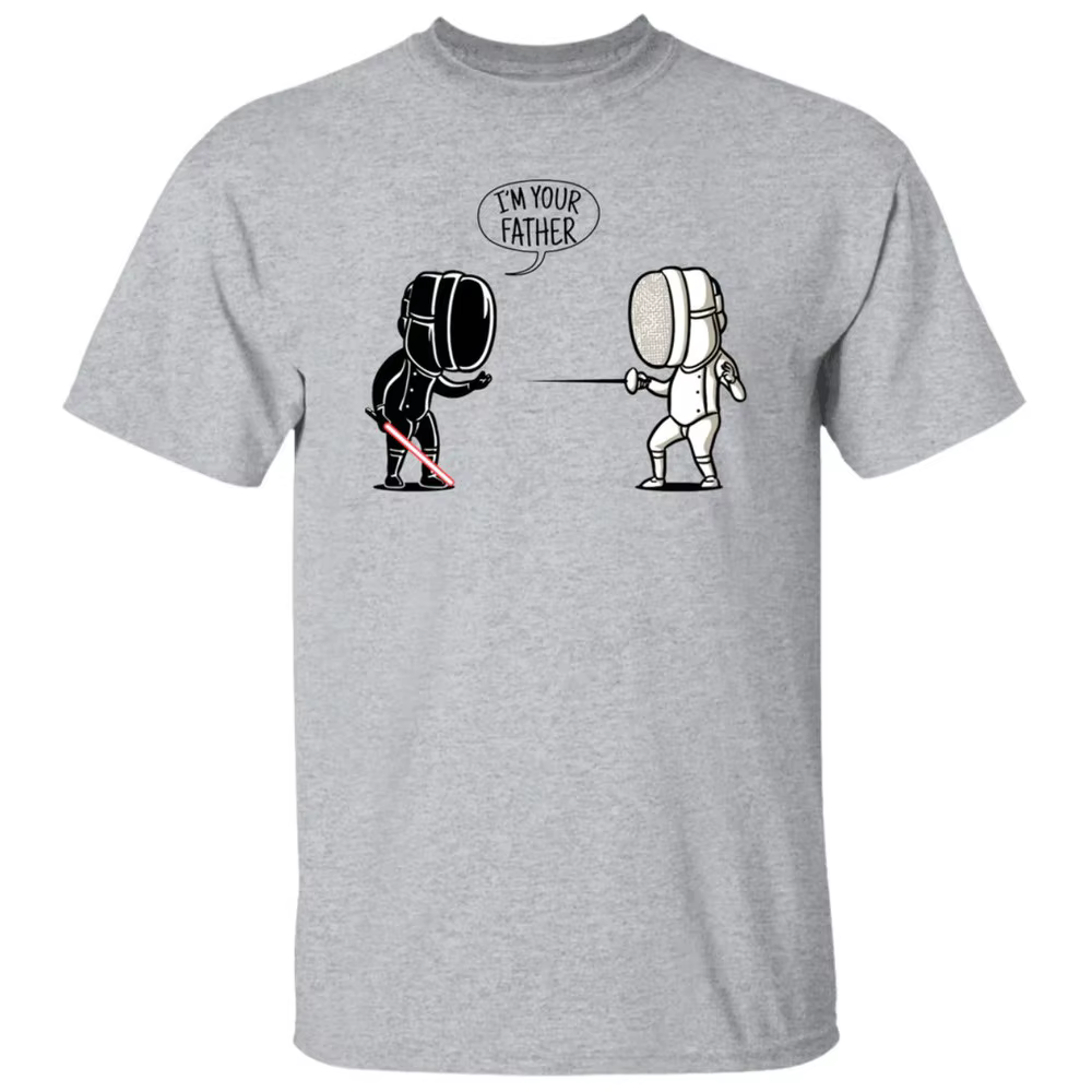 Esgrima t-shirt drôle citation je suis votre père escrime Sport