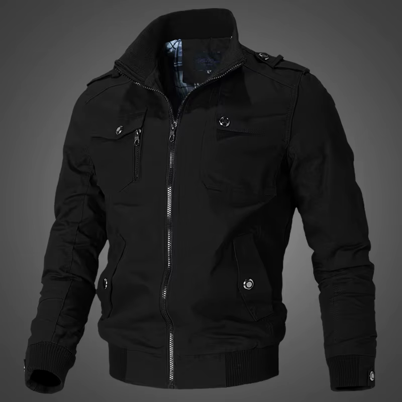 Blouson aviateur militaire mince pour hommes