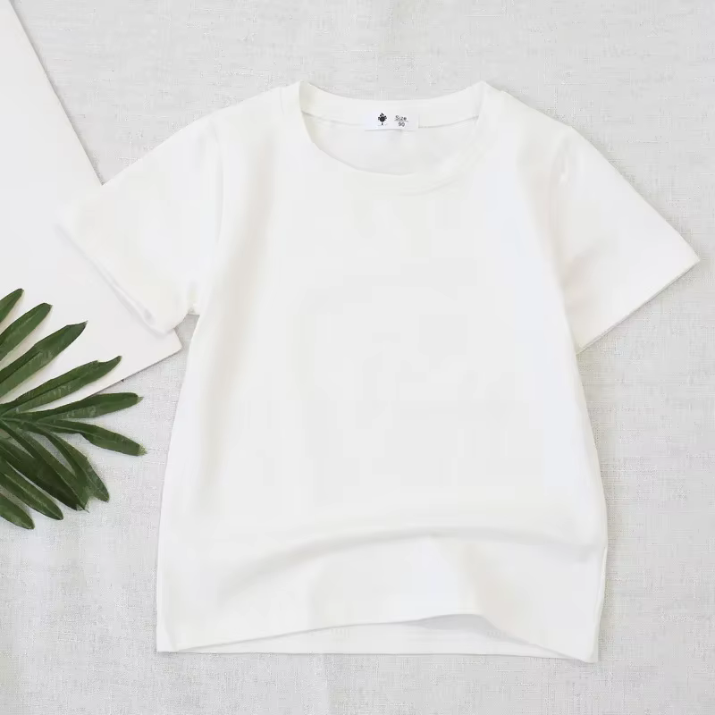 T-shirt d'été en coton pour garçons et filles