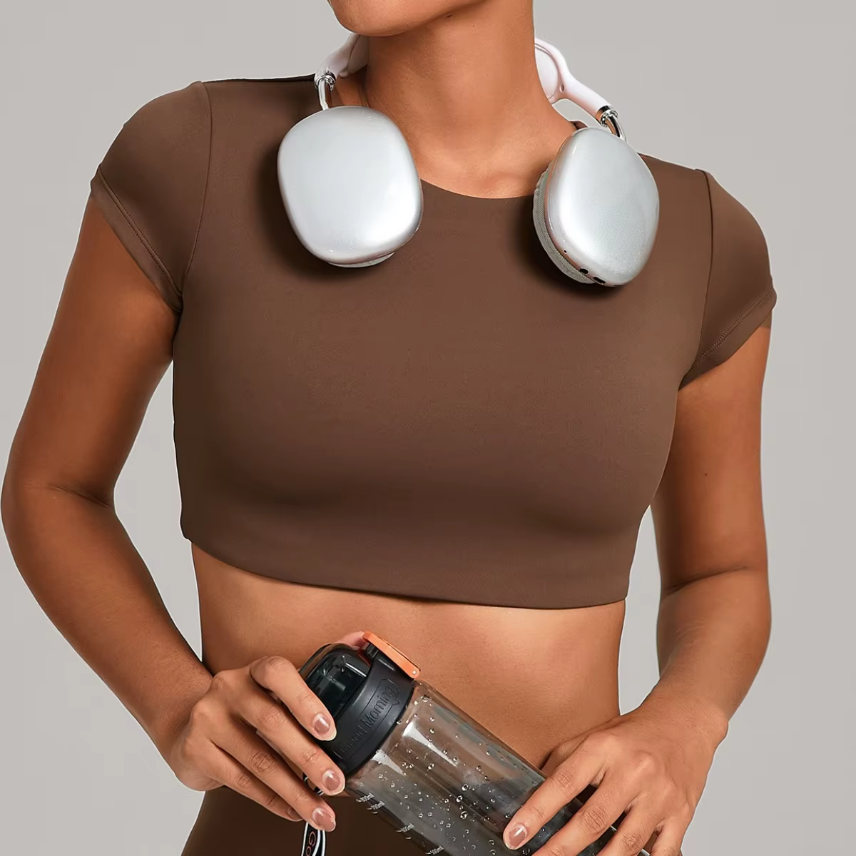 T-Shirt de sport dos musculaire sans rembourré pour femmes
