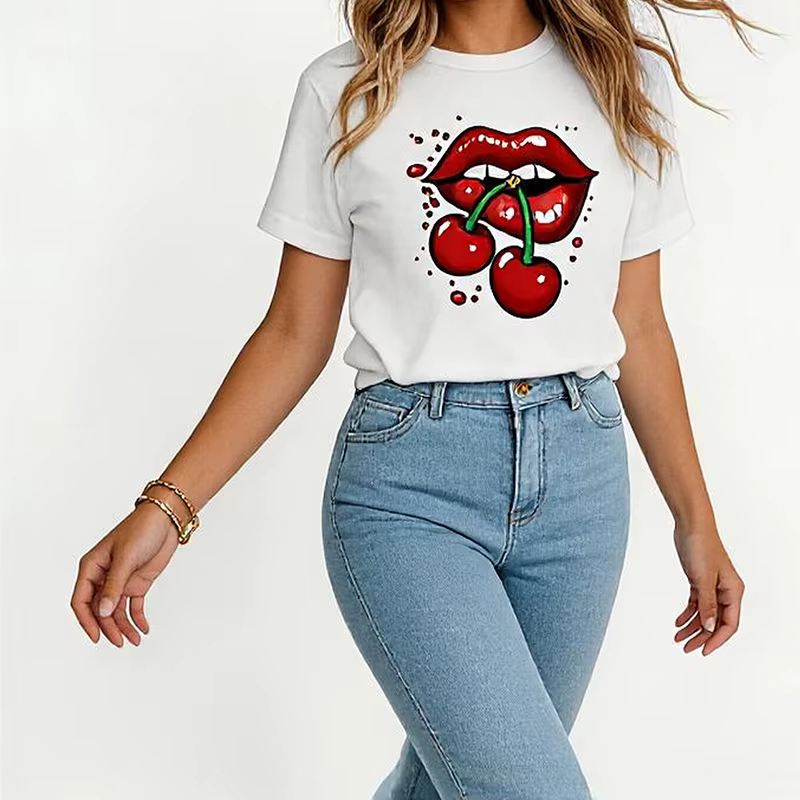T-shirt tendance et créatif pour femmes