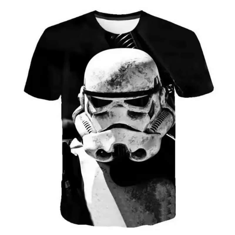 T-shirt imprimé 3D Star Wars pour homme