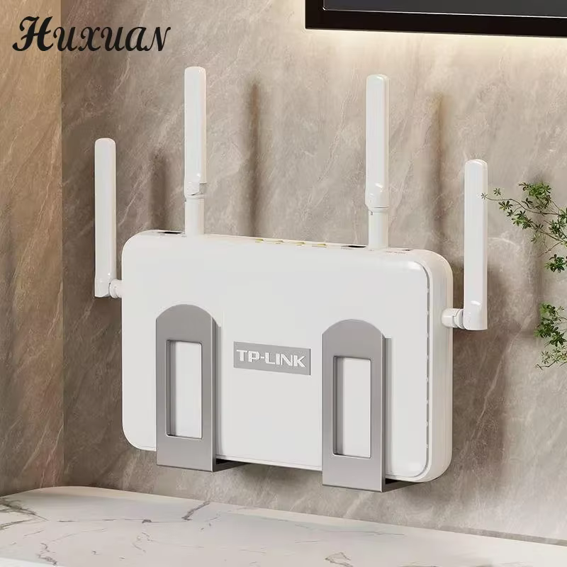 Artefact d'affichage mural : décodeur, support de stockage pour routeur Wifi