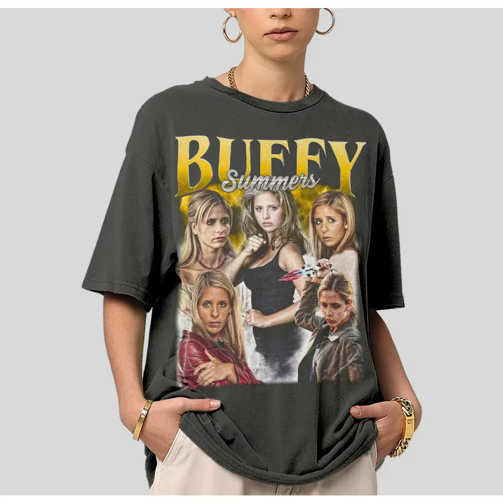 T-shirt style collage Buffy