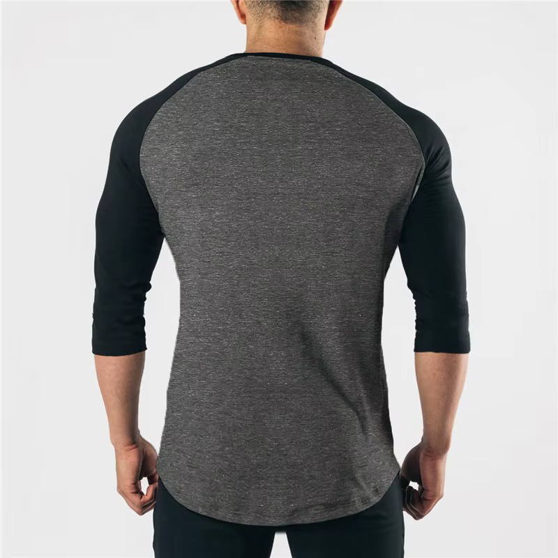 T-shirt à manches trois-quarts pour hommes