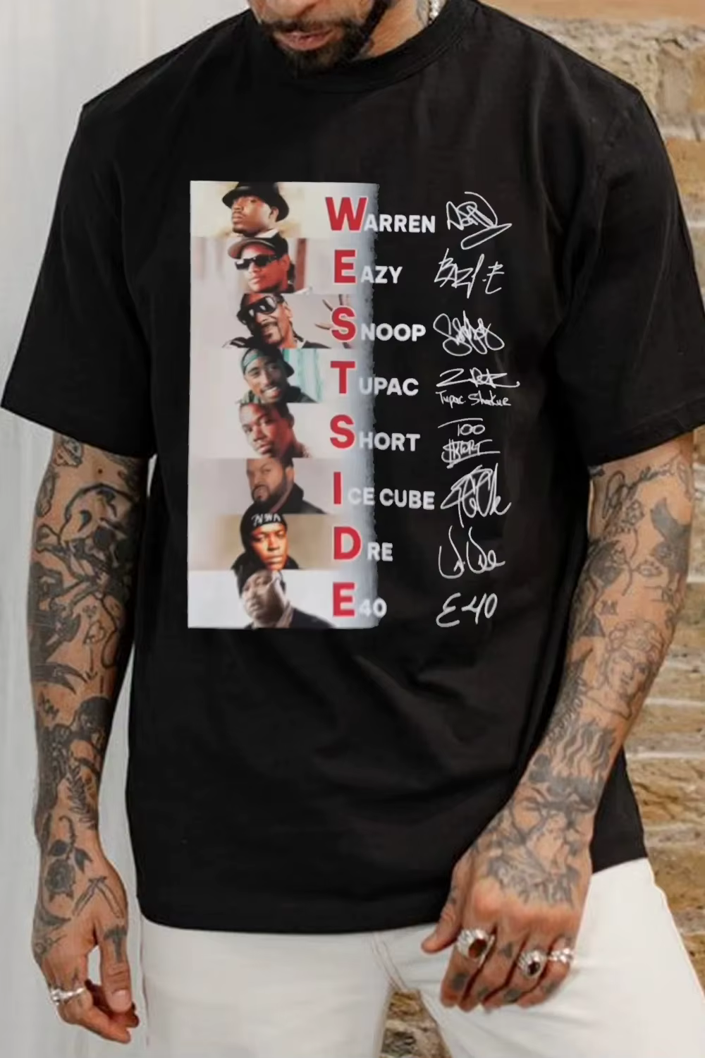 T-shirt 2pac tendance 2026 pour homme et femme