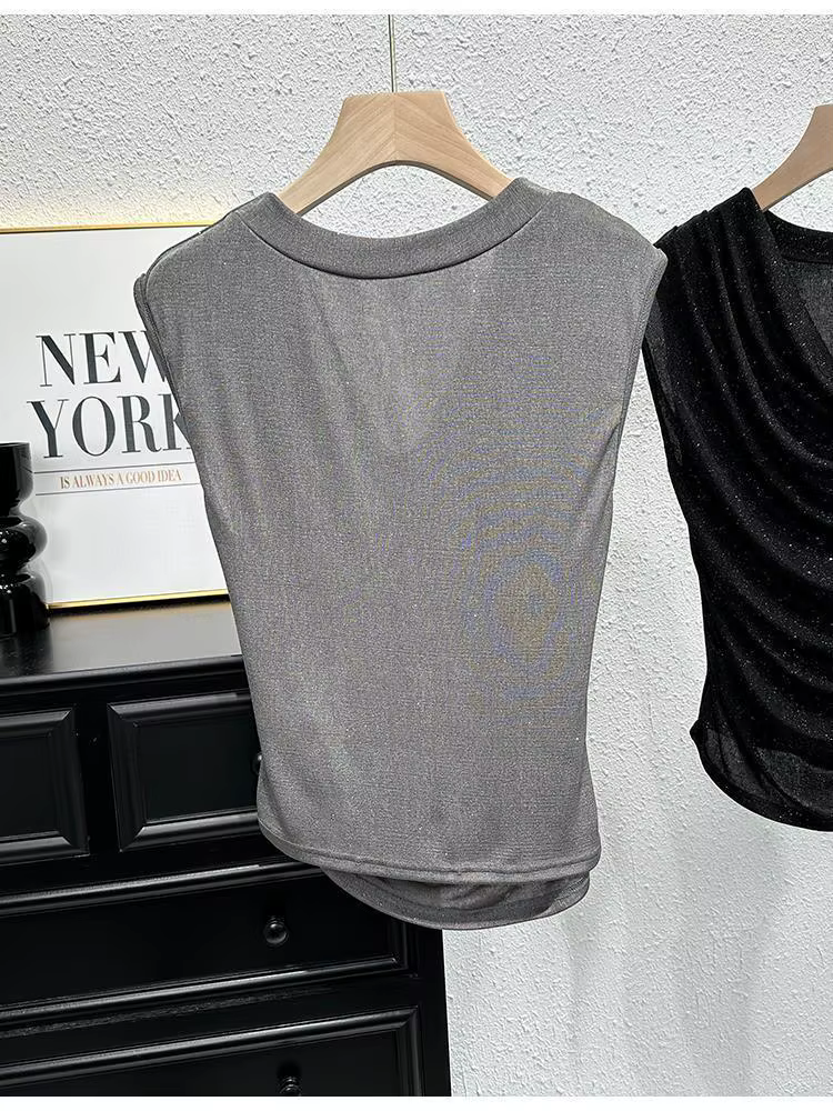 T-shirt en fibre fine pour femme