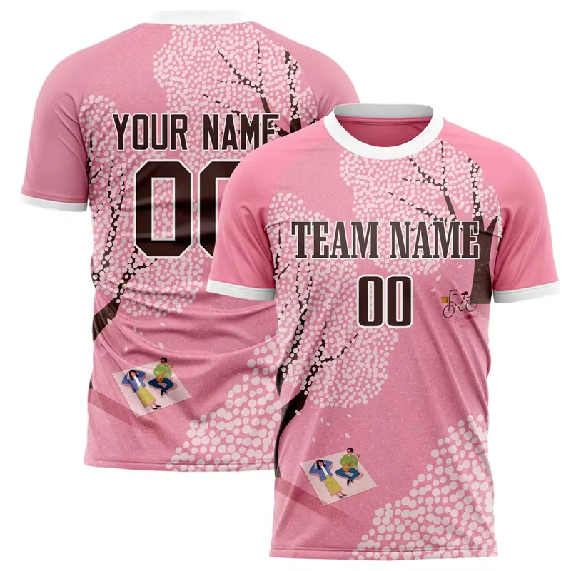 Nom de l'équipe personnalisé numéro nom T-shirt de Football