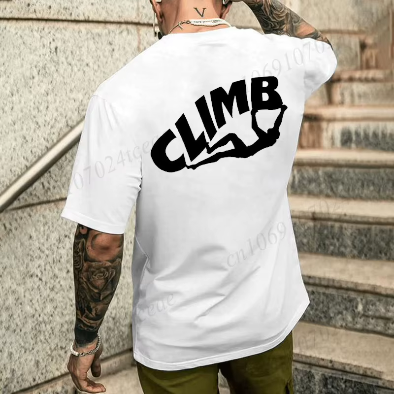 T-shirts de design pour l'escalade pour hommes et femmes