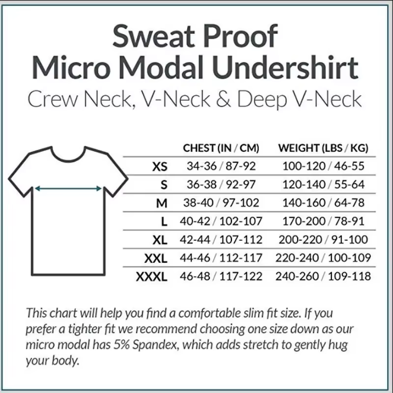 T-shirt à col en V profond pour hommes