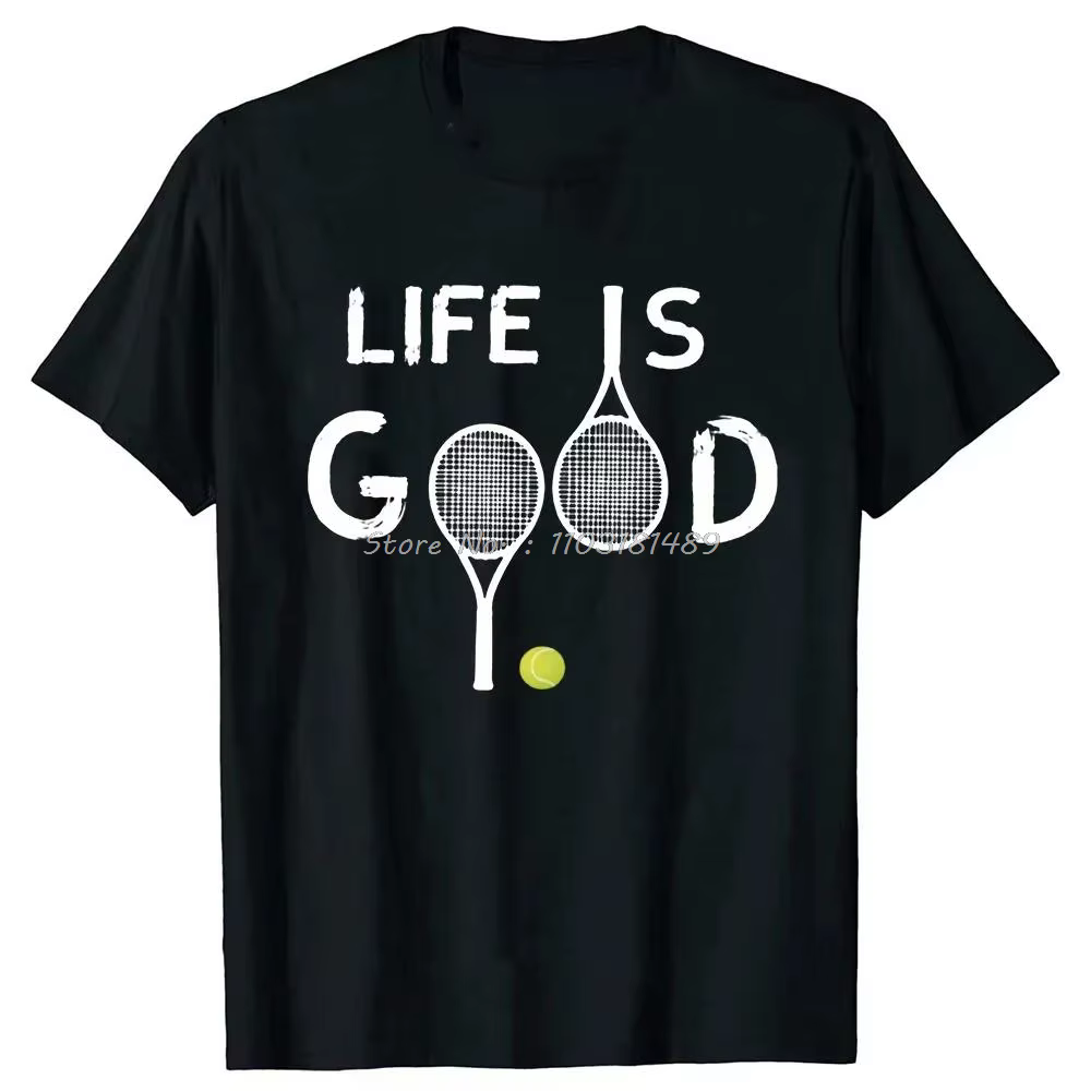 Drôle Tennis évolution de l'homme Sport rétro Vintage T-shirts hauts mode t-shirt vêtements