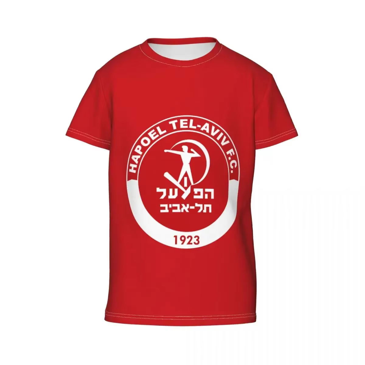 Hapoel Tel Aviv T Shirt - T-shirts à manches courtes et col rond doux pour adolescente et garçon