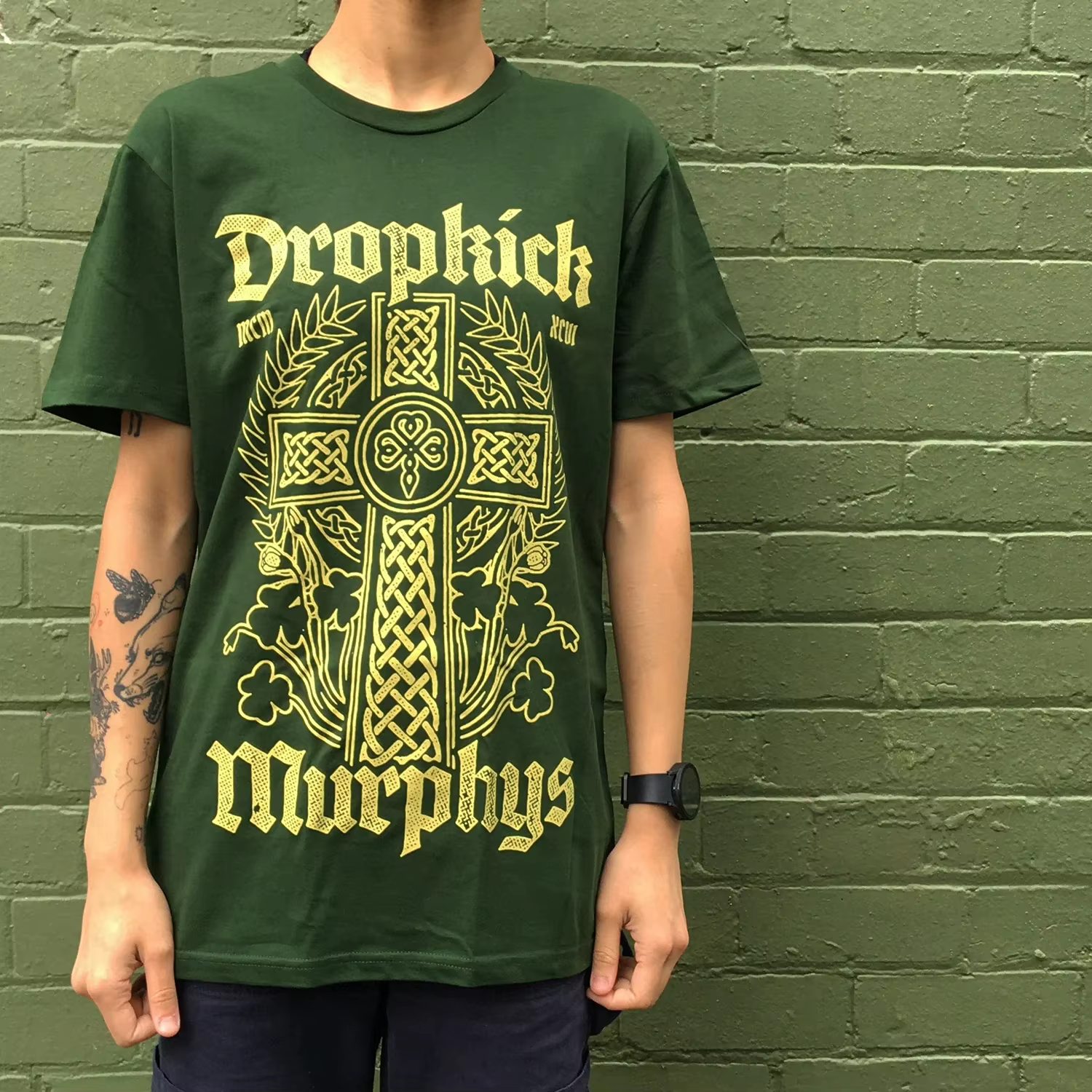 Dropkick Murphys T-Shirt Vintage 100% coton pour hommes