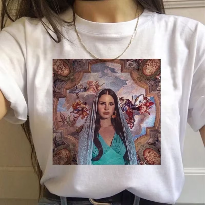 Lana Del Rey-T-shirt Harajuku pour femmes