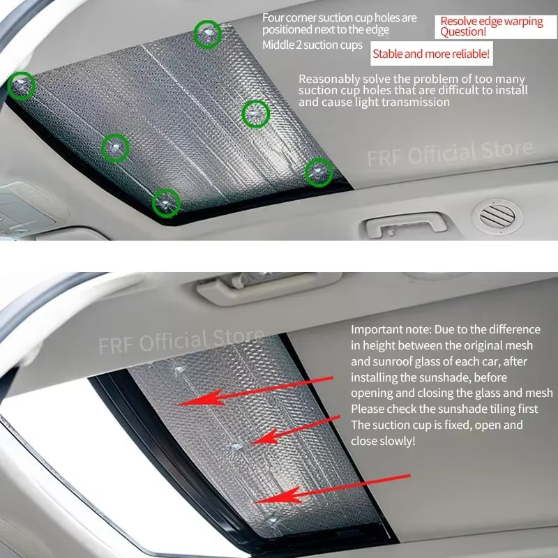 Pare-soleil de toit ouvrant pour Volkswagen Golf, Mk7, VW 7 VII, 2013 ~ 2020, 2019, 2018, 2017, 2016, 2015, protection solaire de toit, isolation thermique, accessoires